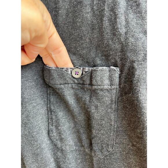 Ted Baker London Men's Polo Shirt With Pocket Grey Size 4 (fits MEDIUM) - Picture 5 of 9